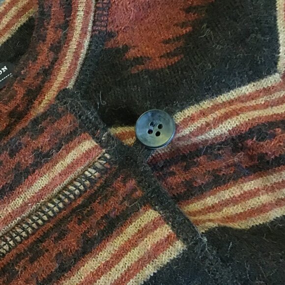 Peruvian Connection Left Bank Knit Sweater Jacket - Picture 8 of 11